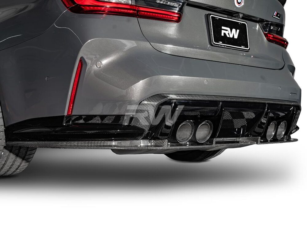 RW Carbon BMW G80 M3 RWS Carbon Fiber Lower Diffuser - Image 16