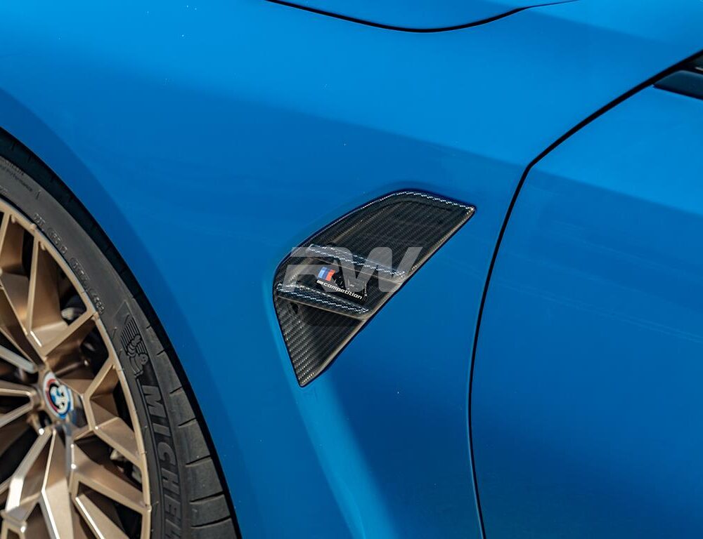 Alternative view of RW Carbon BMW G80 M3 V2 Carbon Fiber Side Vents