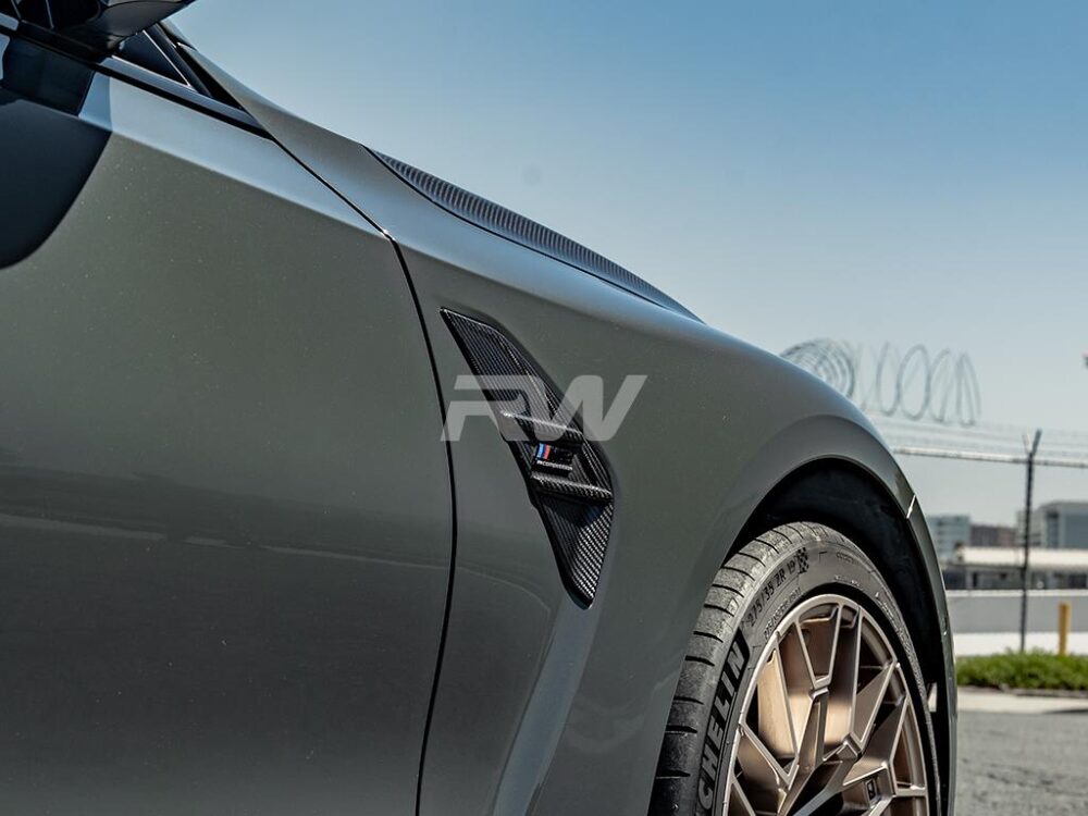 RW Carbon BMW G80 M3 V2 Carbon Fiber Side Vents - Image 13
