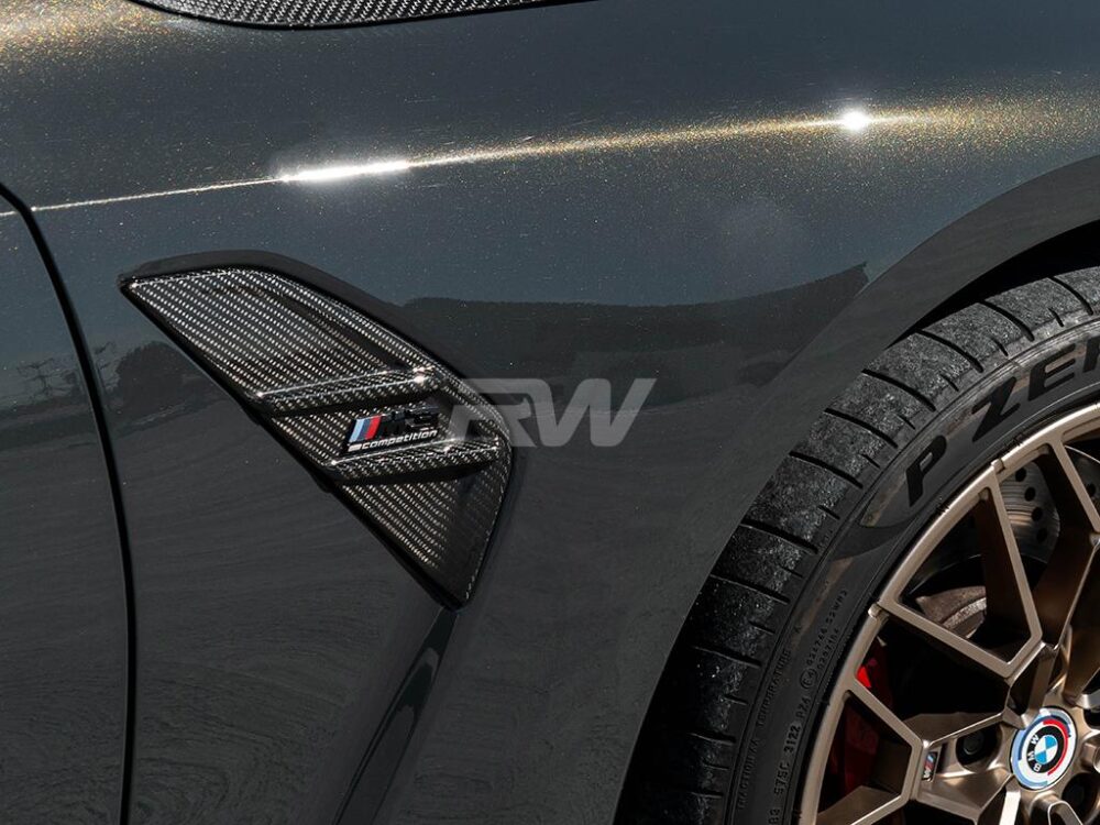 RW Carbon BMW G80 M3 V2 Carbon Fiber Side Vents - Image 7