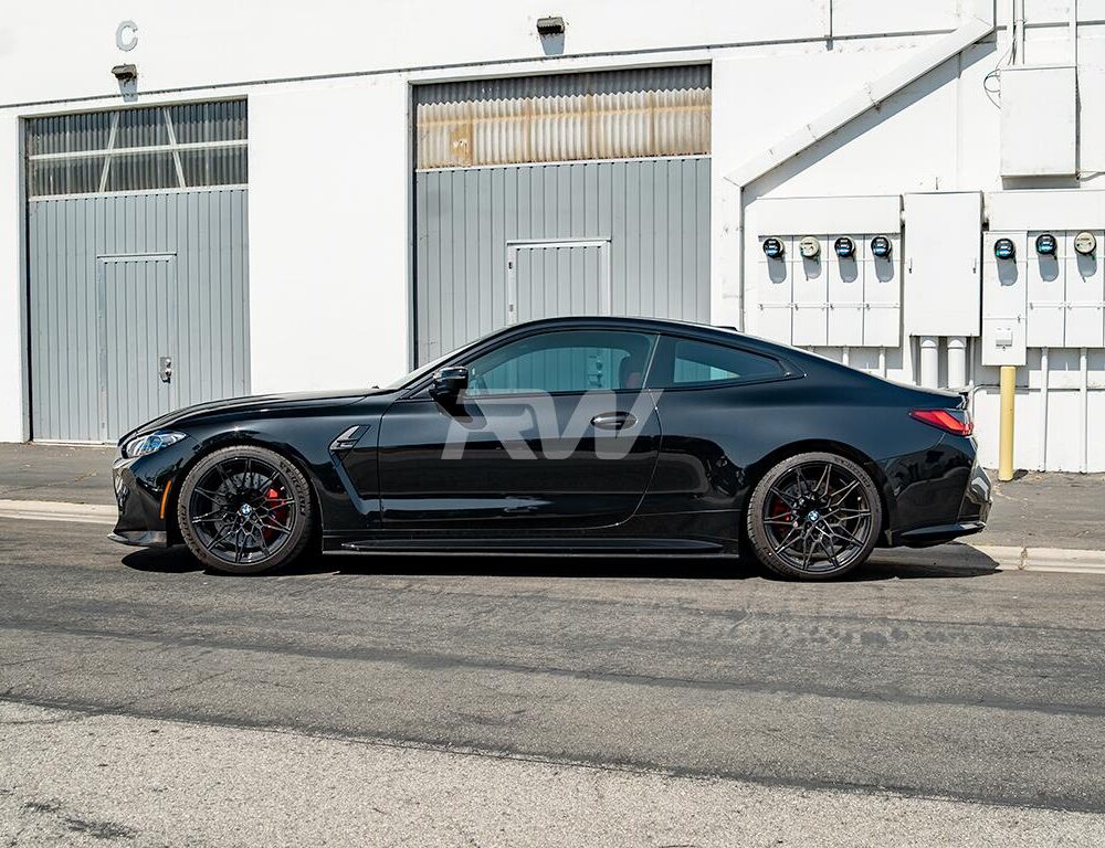 Alternative view of RW Carbon BMW G82 G83 M4 RWS Carbon Fiber Side Skirt Extensions