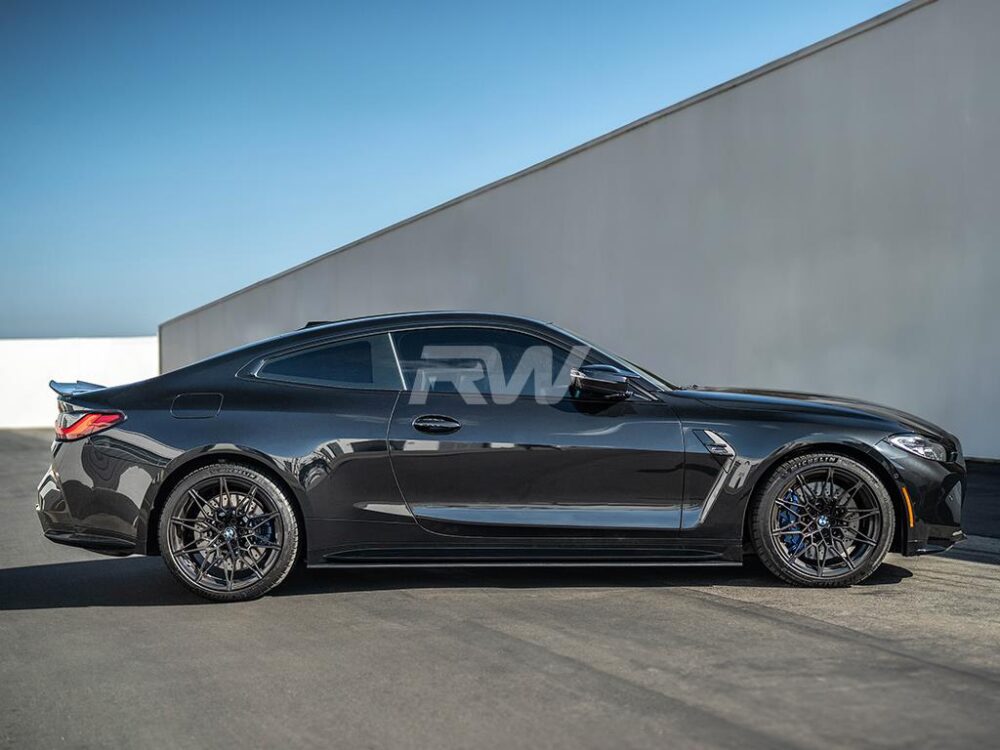 RW Carbon BMW G82 G83 M4 RWS Carbon Fiber Side Skirt Extensions - Image 4