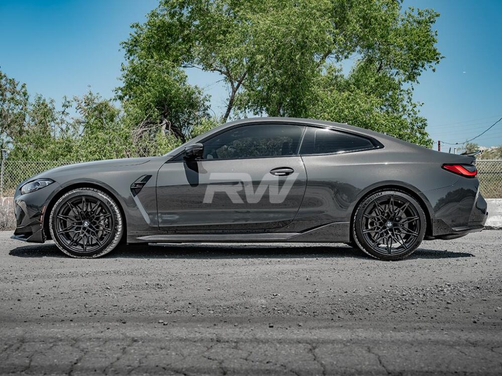 RW Carbon BMW G82/G83 M4 Performance Style CF Side Skirt Extensions - Image 8