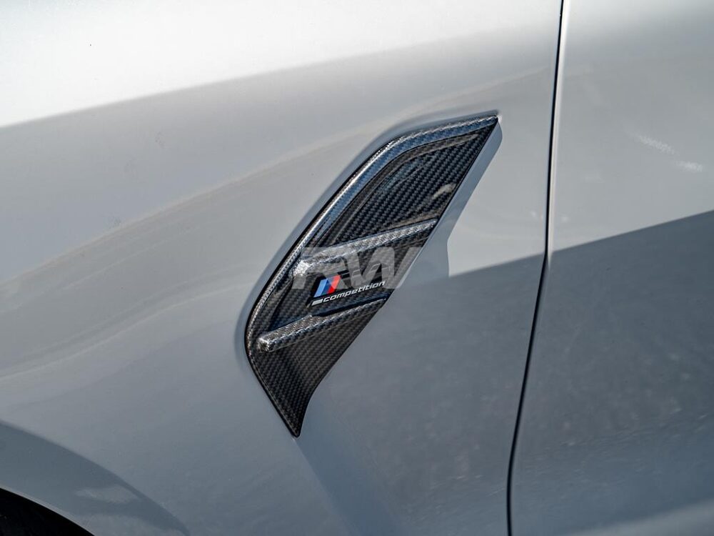 RW Carbon BMW G82/G83 M4 V2 Carbon Fiber Fender Trims - Image 7