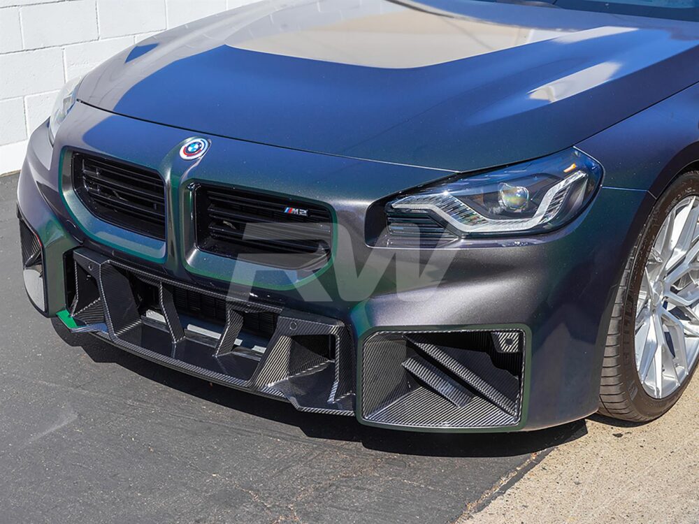 RW Carbon BMW G87 Dual Slat Carbon Fiber Duct Trims - Image 4