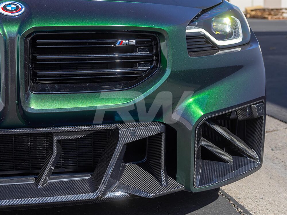 RW Carbon BMW G87 Dual Slat Carbon Fiber Duct Trims - Image 7