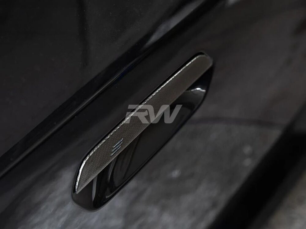RW Carbon BMW G87 G42 Carbon Fiber Door Handle Trims - Image 2