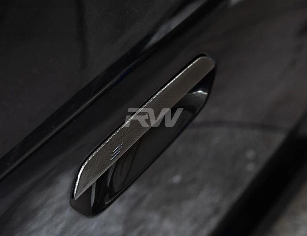 Alternative view of RW Carbon BMW G87 G42 Carbon Fiber Door Handle Trims