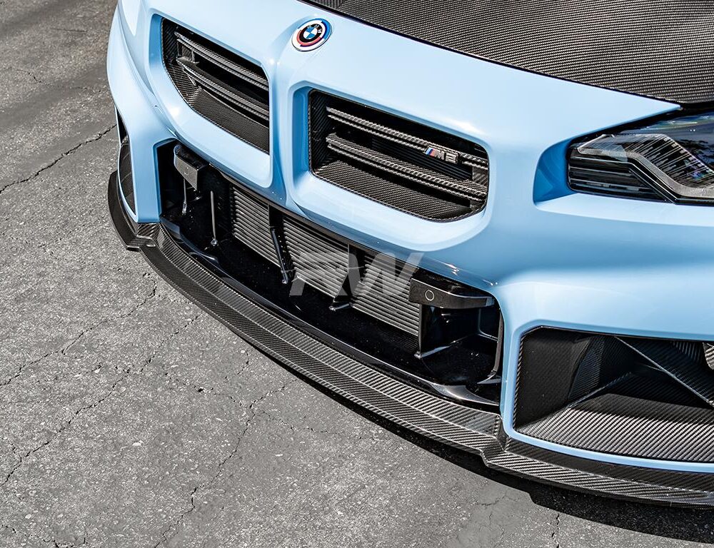 Alternative view of RW Carbon BMW G87 M2 ABS Mesh Lower Grille Guard