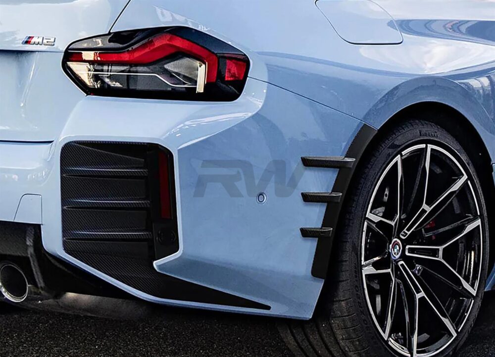 RW Carbon BMW G87 M2 CF Performance Style Rear Bumper Trim