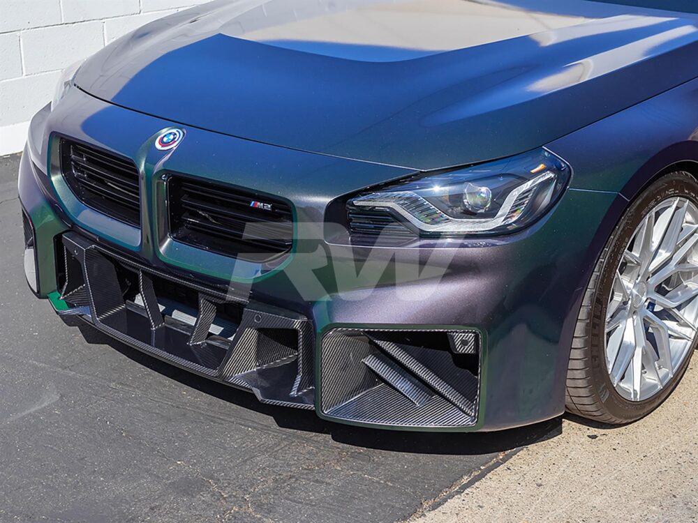 RW Carbon BMW G87 M2 Carbon Fiber Center Bumper Trim - Image 2