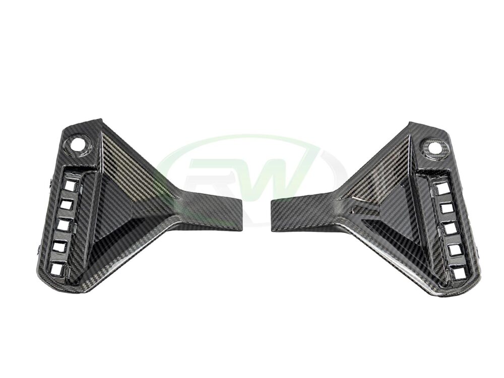 RW Carbon BMW G87 M2 Carbon Fiber DTM Rear Reflector Trim - Image 7