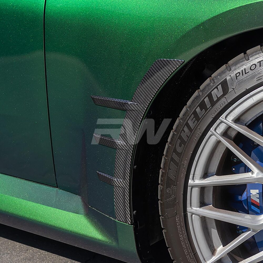 Alternative view of RW Carbon BMW G87 M2 Carbon Fiber Front Fender Arch Trim