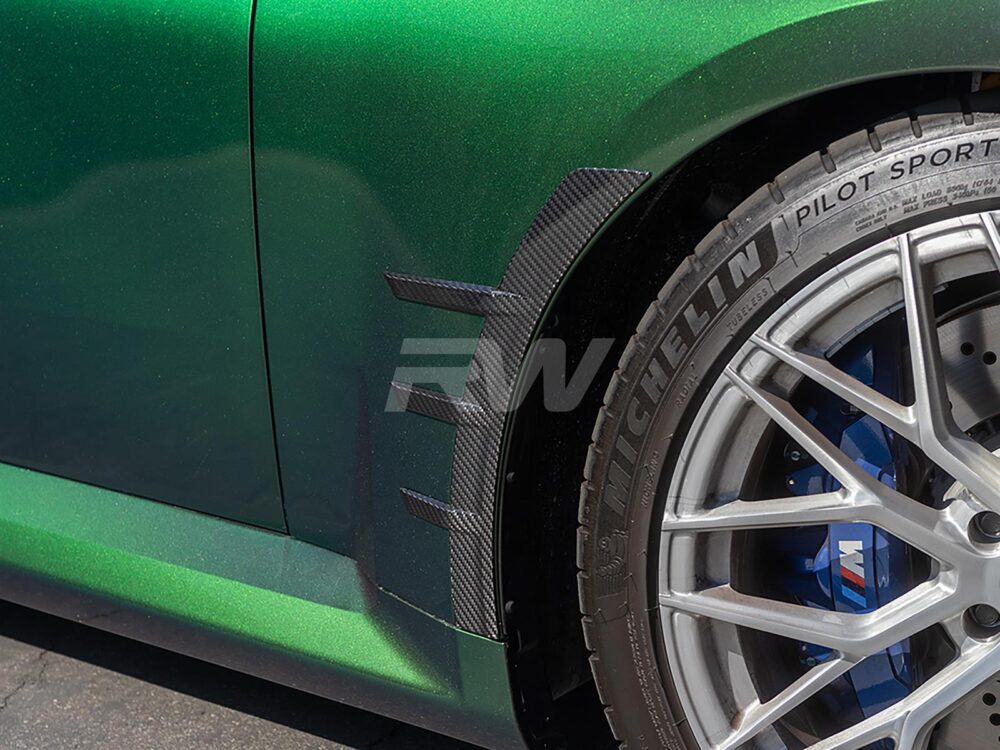 RW Carbon BMW G87 M2 Carbon Fiber Front Fender Arch Trim - Image 2