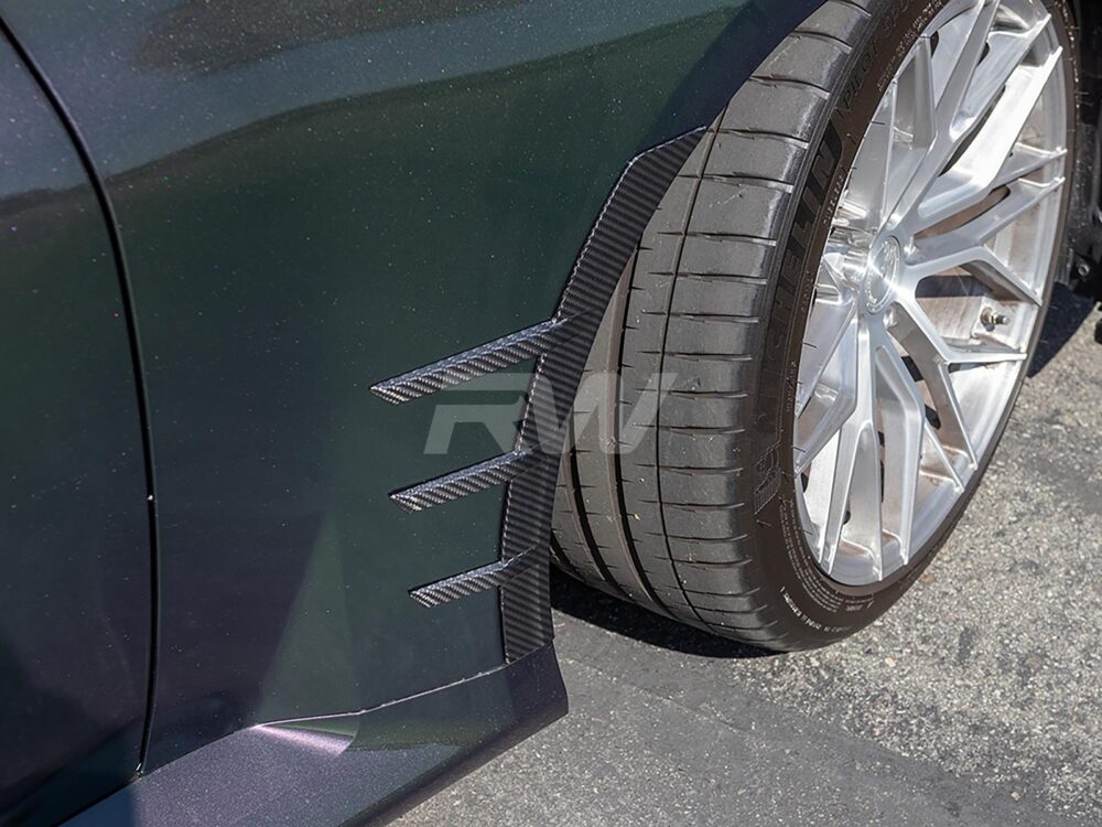 RW Carbon BMW G87 M2 Carbon Fiber Front Fender Arch Trim - Image 3