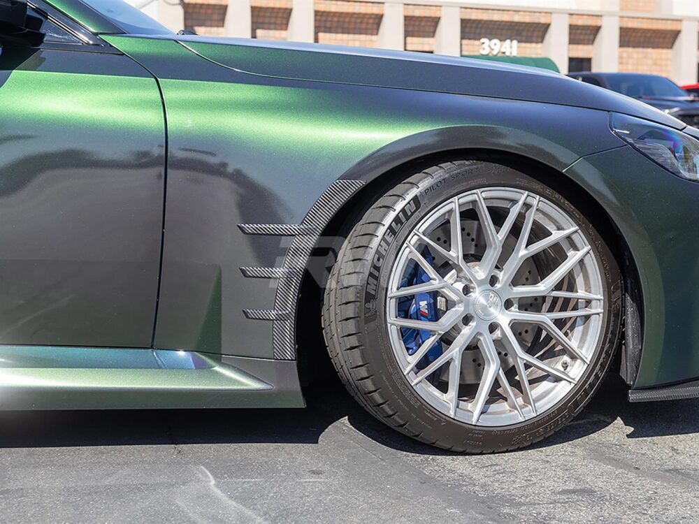 RW Carbon BMW G87 M2 Carbon Fiber Front Fender Arch Trim - Image 4