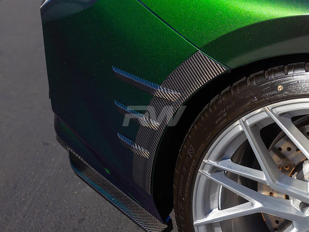 RW Carbon BMW G87 M2 Carbon Fiber Rear Fender Arch Trim - Image 3