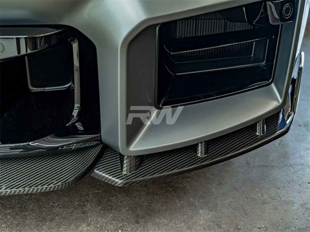 RW Carbon BMW G87 M2 DTM Carbon Fiber Front Lip - Image 3