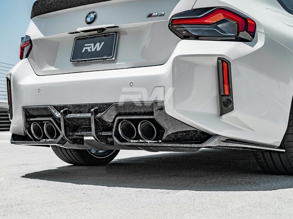 RW Carbon BMW G87 M2 Forged Carbon DTM Diffuser