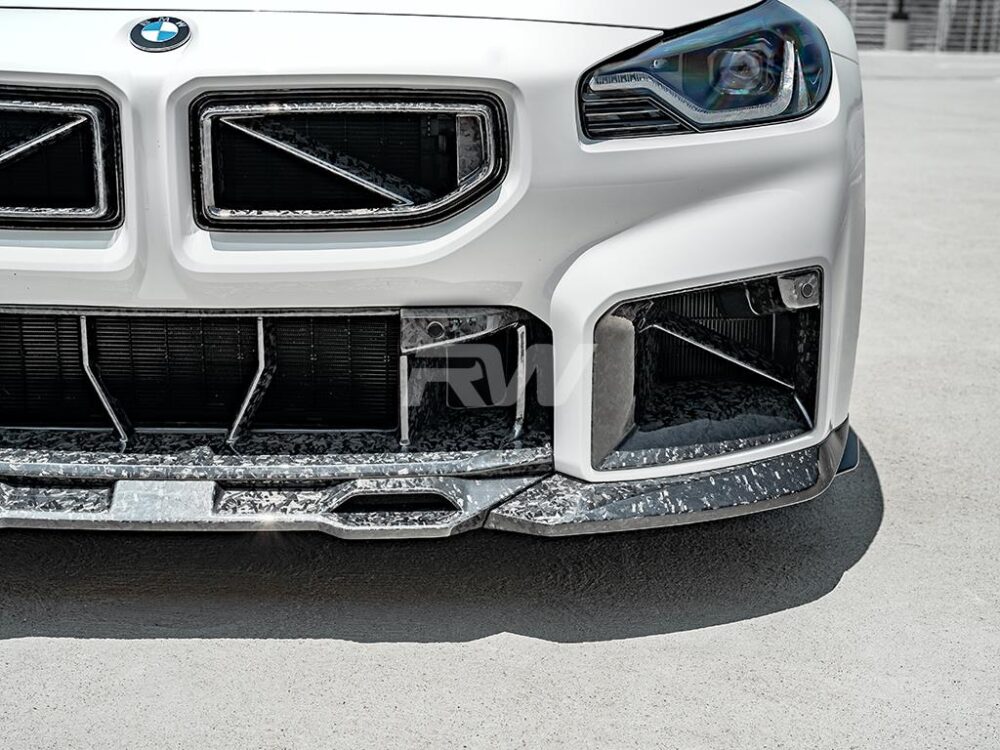 RW Carbon BMW G87 M2 Forged Carbon Duct Trims - Image 3