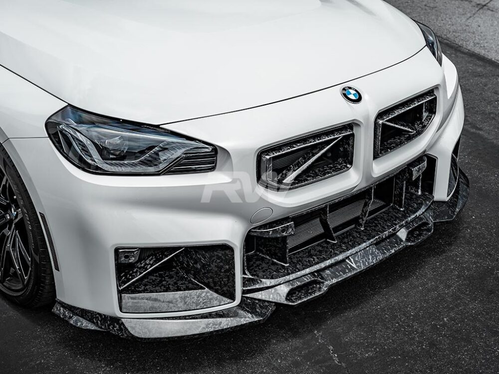 RW Carbon BMW G87 M2 Forged Carbon Duct Trims - Image 5