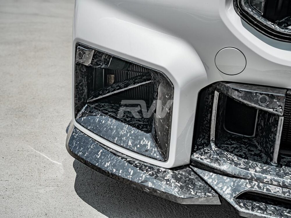 RW Carbon BMW G87 M2 Forged Carbon Duct Trims - Image 2