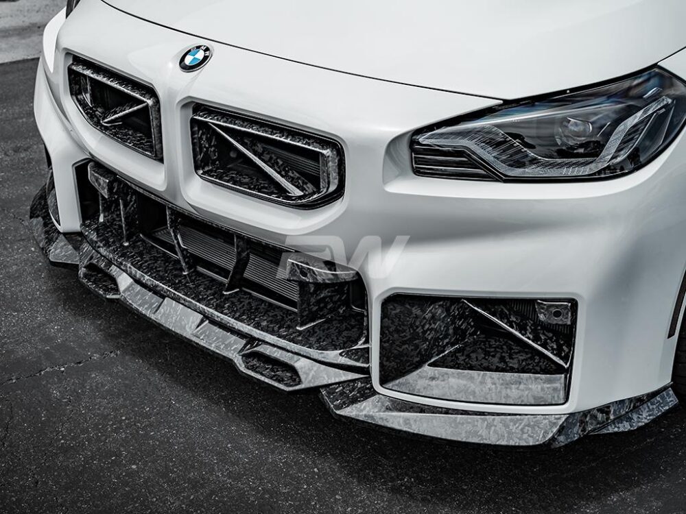 RW Carbon BMW G87 M2 Forged Carbon Duct Trims - Image 4
