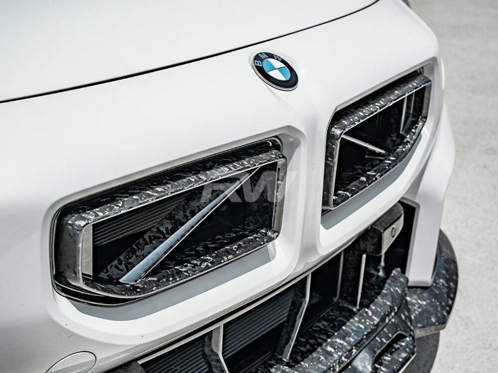RW Carbon BMW G87 M2 Forged Carbon GTX Grilles - Image 2