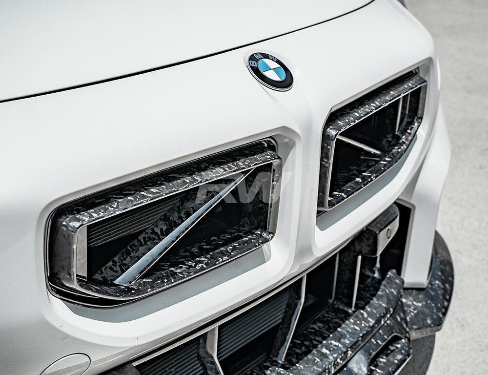 Alternative view of RW Carbon BMW G87 M2 Forged Carbon GTX Grilles
