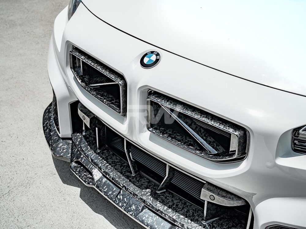 RW Carbon BMW G87 M2 Forged Carbon GTX Grilles - Image 3