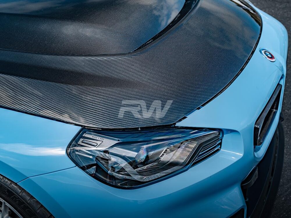 RW Carbon BMW G87 M2 / G42 2-Series Carbon Fiber DTM Hood - Image 4