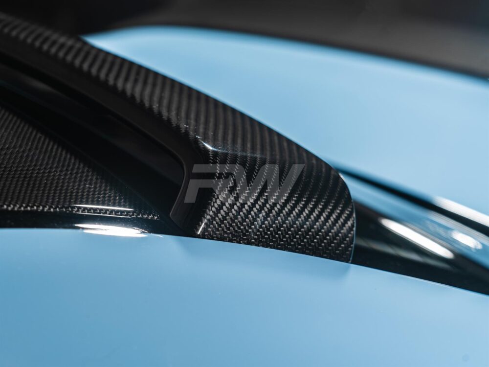 RW Carbon BMW G87 M2 G42 2-Series Carbon Fiber Roof Spoiler - Image 3