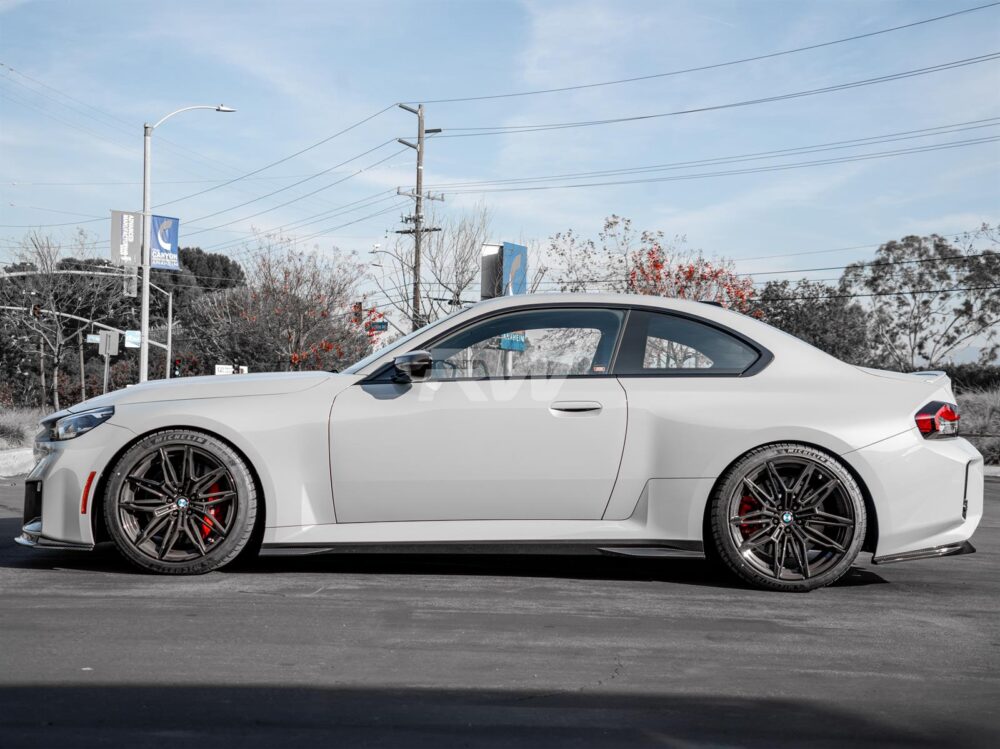 RW Carbon BMW G87 M2 GTX Carbon Fiber Side Skirt Extensions - Image 8