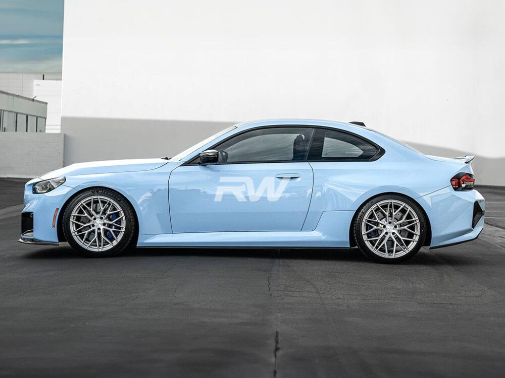 RW Carbon BMW G87 M2 RWS Dry CF Side Skirt Extensions - Image 2