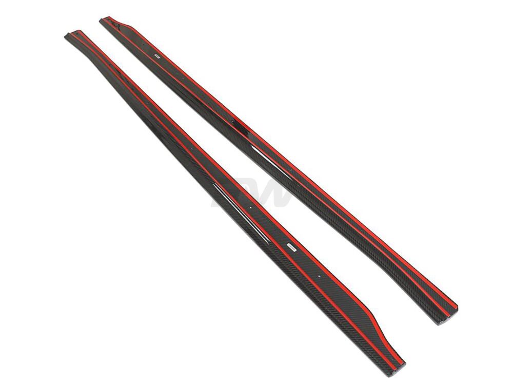 RW Carbon BMW G87 M2 RWS Dry CF Side Skirt Extensions - Image 11