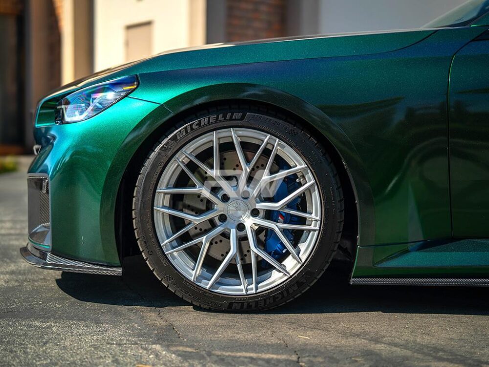 RW Carbon BMW G87 M2 RWS Dry CF Side Skirt Extensions - Image 5