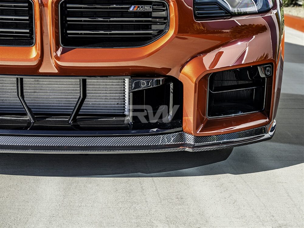 RW Carbon BMW G87 M2 RWS Dry Carbon Fiber Front Lip - Image 4