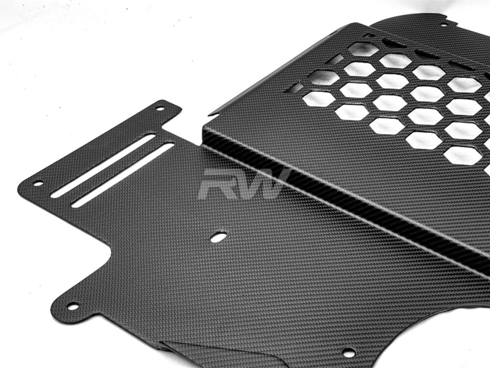 RW Carbon BMW G8X M2 M3 M4 Carbon Fiber Oil Cooler Guard - Image 3