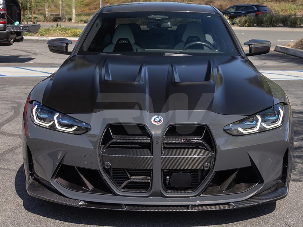 RW Carbon BMW G8X M3 M4 Aluminum DTM Hood - Image 3