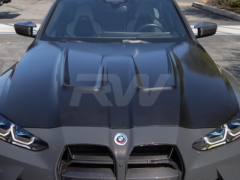 RW Carbon BMW G8X M3 M4 Aluminum DTM Hood - Image 5
