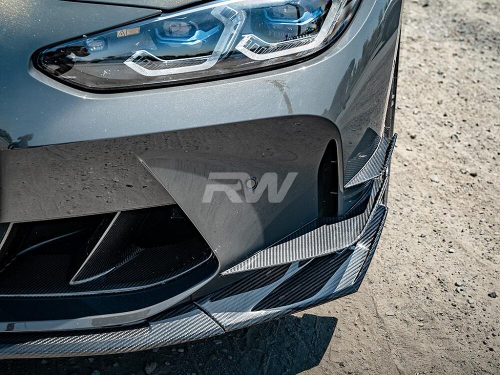 RW Carbon BMW G8X M3 M4 DTM Carbon Fiber Canards - Image 4