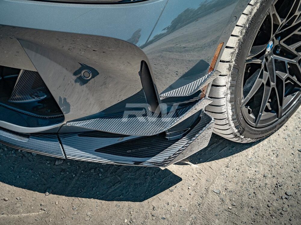 RW Carbon BMW G8X M3 M4 DTM Carbon Fiber Canards - Image 6