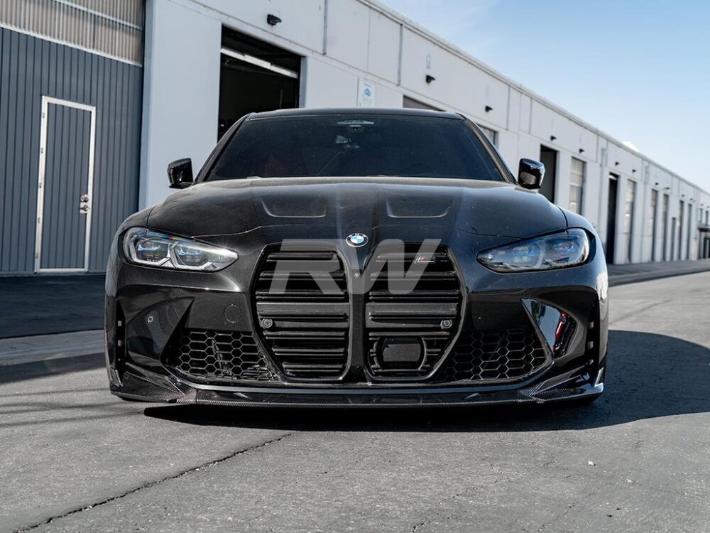 RW Carbon BMW G8X M3 M4 GTX Carbon Fiber Front Lip - Image 4