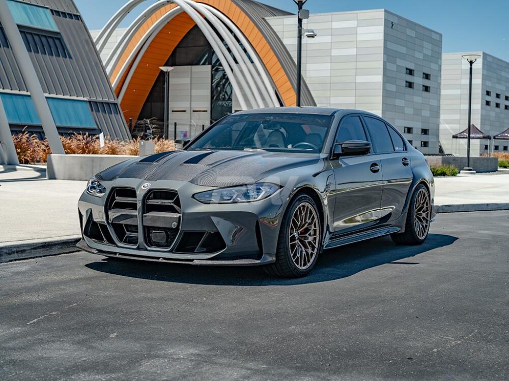 RW Carbon BMW G8X M3/M4 3D Style Carbon Fiber Front Lip - Image 15