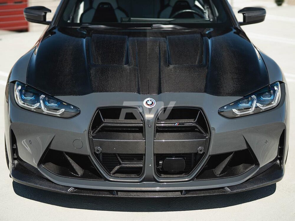 RW Carbon BMW G8X M3/M4 3D Style Carbon Fiber Front Lip - Image 8