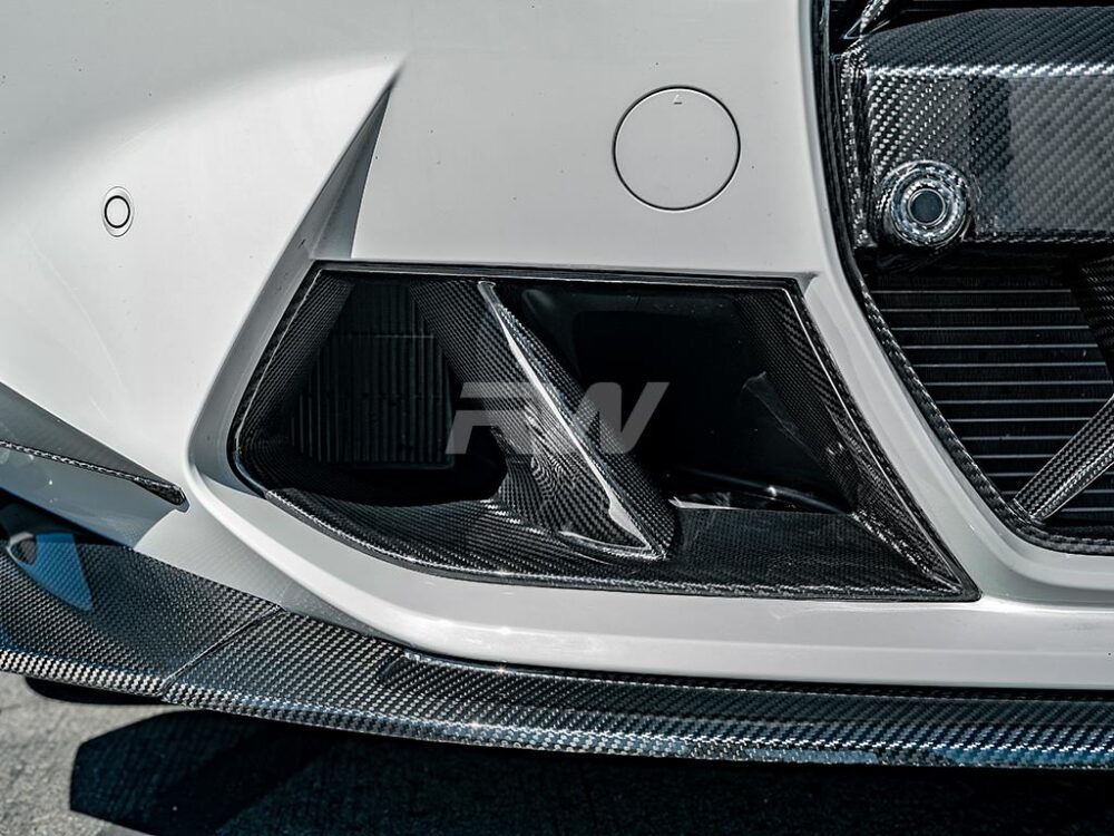 RW Carbon BMW G8X M3/M4 Carbon Fiber Brake Duct Trims - Image 11