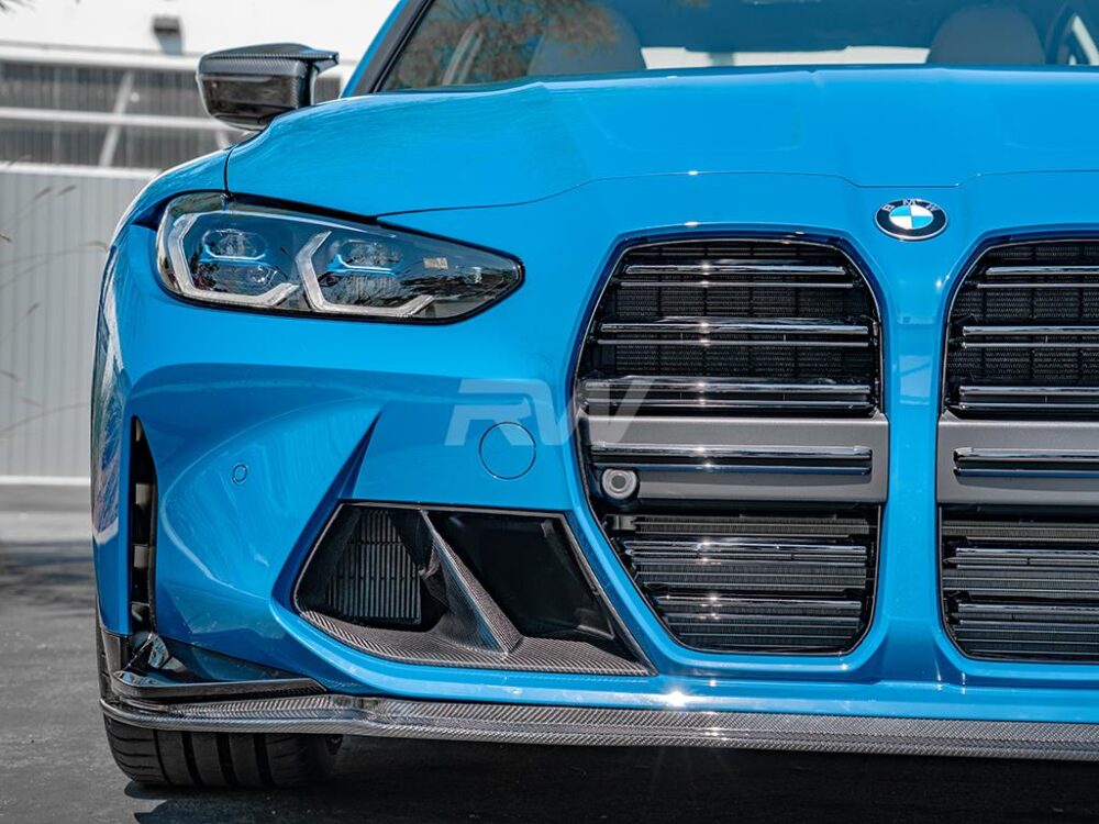 RW Carbon BMW G8X M3/M4 Carbon Fiber Brake Duct Trims - Image 17