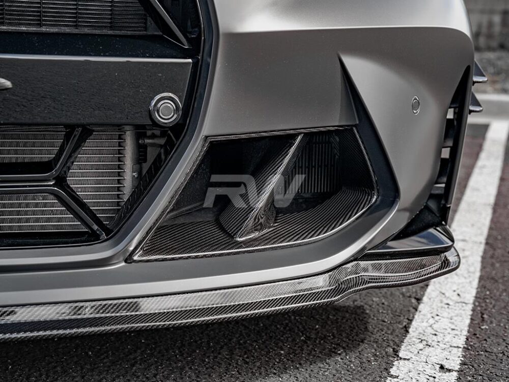 RW Carbon BMW G8X M3/M4 Carbon Fiber Brake Duct Trims - Image 9