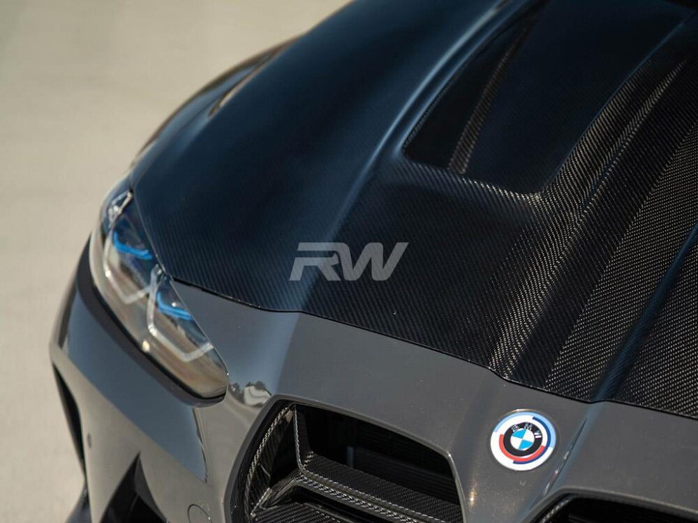 RW Carbon BMW G8X M3/M4 Carbon Fiber DTM Hood - Image 16