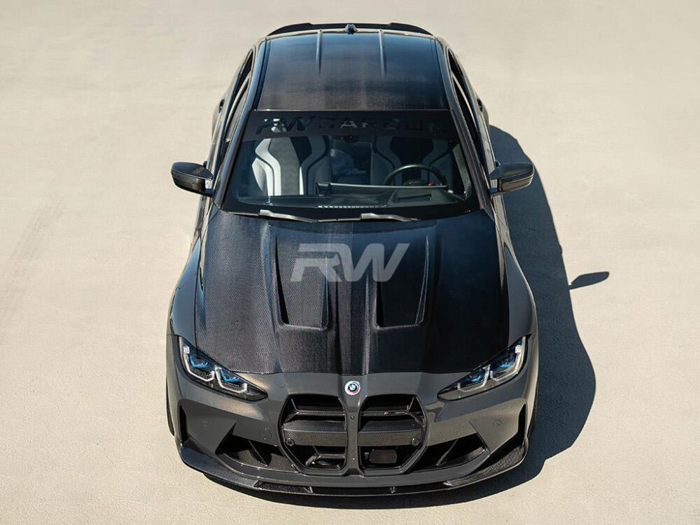 RW Carbon BMW G8X M3/M4 Carbon Fiber DTM Hood - Image 18